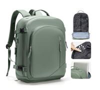 kibachev Large Travel Backpack Vacuum Backpack Hand Luggage Aeroplane 40 x 30 x 20 Ryanair / 45 x 36 x 20 Easyjet Backpack Men Women Travel Backpack Carry Ons Luggage, E-green., E:45x36x20cm Easyjet