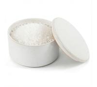 KIBAGA Aesthetic Salt Cellar Container with Lid - The Perfect Salt Bowl Box for Your Countertop - Beautiful Spice Jar and Holder for Dining Table
