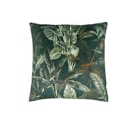 Kibale Jungle Leaves Hand-Painted Printed Piped Cushion Evans Lichfield Multi 43cm x 43cm