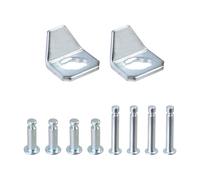 KIBBEH 10 Pack Heavy Door Closer Repair Kit, Include 8 Durable Steel Pins & 2 Reinforced Iron Plate, Compatible with Andersen, Larson, Pella, Emco 40201 Models