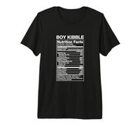 Kibble Nutrition Facts Serving Size Bowl Pet Food Dieting Premium T-Shirt