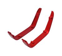 KiBcsLic 1/12 RC Car Rear Guard Accessory Game Toy Professional Easy to Install Mudguard Wheel Eyebrow for H12Y+, Red