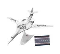 KiBcsLic 1/200 Tupolev TU-160 Strategic Aircraft Model Diecast Alloy Length 27cm Span 28cm Airplane Miniature Aviation Souvenir, Tiger Pattern