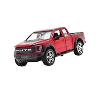 KiBcsLic 1:36 Scale Pickup Truck, Pull-back Vehicle, Die-cast Metal Toy Car Model for, Red