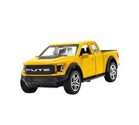 KiBcsLic 1:36 Scale Pickup Truck, Pull-back Vehicle, Die-cast Metal Toy Car Model for, Yellow