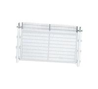 KiBcsLic 1/64 Scale Miniature Fence Model, Realistic Architecture, Buildings, Fence Barriers, Model Railway Accessories for DIY Projects, silver 1 grids