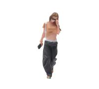 KiBcsLic 1:64 Woman Walking Miniature Figure Female Character Model Micro Scene Layout Collection Mini Beauty Figurine for Sand Table