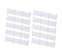 KiBcsLic 10 Mini Fences, Diorama Accessories in 1:50 Scale, Sand Table Decoration, Model Railway Accessories for Scene Decorations, Train Landscape, Style D
