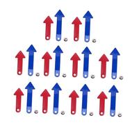 KiBcsLic 10-piece Set with Clock Props: Exciting Concepts, Teaching Materials, Visual Aids, Clock Hands for Homeschooling (boys), Style A