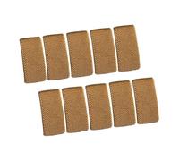 KiBcsLic 10 Pieces Elastic Belt Holders, Belt Clip Holders Nylon for Trouser Belts, Amber