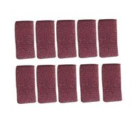 KiBcsLic 10 Pieces Elastic Belt Holders, Belt Clip Holders Nylon for Trouser Belts, Purple Red