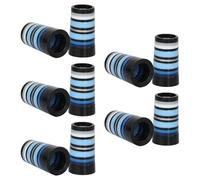 KiBcsLic 10 Pieces Golf Iron Ferrules .370 Golf Ferrules Portable Practical Golf Club Parts Covers for Outdoor Sports Golf Course, Style H