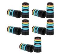 KiBcsLic 10 Pieces Golf Iron Ferrules .370 Golf Ferrules Portable Practical Golf Club Parts Covers for Outdoor Sports Golf Course, Style J