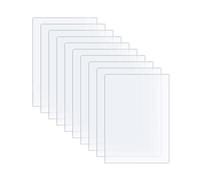 KiBcsLic 10Pcs Clear Acrylic Sheets Acrylic Boards for Photo Frame Wedding Invitation