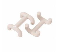 KiBcsLic 2 Kg Circular Dumbbell Sculpting Silicone Dumbbell Stretching Training Exercise Equipment for Women, Honey Pink