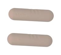 KiBcsLic 2-piece Dumbbell Hand Weight Bar Dumbbell Set for Workout, Non-slip Hand Weights for Lifting Children And Adults for Running on The Bar, Gray Brown