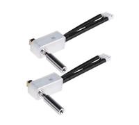 KiBcsLic 2 Pieces Extruder Hotend Kit 3D Printer Extruder Hot End Easy to Install Sturdy Heater Block Replacement Part Brass Assembled