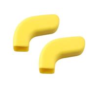 KiBcsLic 2 Pieces Front Tow Hook Cover Sleeve Simple Installation Practical PPE Material Suitable for Home Use Accessories Car, Yellow