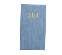 KiBcsLic 2024 Weekly And Monthly Planner, Thick Paper Academic Planner, January to December Notebook, Appointment Book, Denim Blue