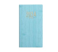 KiBcsLic 2024 Weekly And Monthly Planner, Thick Paper Academic Planner, January to December Notebook, Appointment Book, Blue