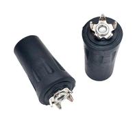 KiBcsLic 2X Ice Cane Crutch Tips Tip Point Grip Trekking Rod Attachment Foot Pads Rubber Sleeves for Outside Hiking Walking Sticks