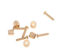 KiBcsLic 2xCopper Bike Brake Olive Connector Insert Set for BH59 Brake Hydraulic Hose, 4 Pcs