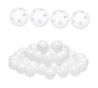 KiBcsLic 30 Rattle Balls for Toy Inserts, Replacement for Puppet Doll Accessories, 2.6cm