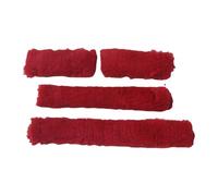 KiBcsLic 4-Piece Halter Protector Tubes, Replacement Halter Padding, Comfort Sleeves, Riding Accessories, Protecting The Horse's Face, Red
