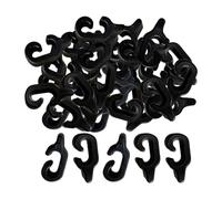 KiBcsLic 40 Pieces Crate Door Buckles DIY Pet Cage Connection for Organizer Box Fence