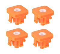 KiBcsLic 4Pcs 3D Printer Ceramic Inlet Protectors Replaces,Easy to Install Assembly Repair Guard Filament Feeder Port Protection