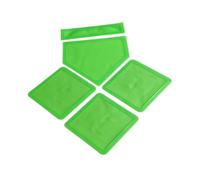 KiBcsLic 5 Pieces Baseball Base Set Softball Bases Set Pitching Rubber Throw Down Base Home Plate TPE Material Suitable for Field Recreation, Glow in The Dark