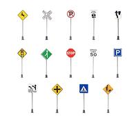 KiBcsLic 50 Pieces Miniature Model People Figures HO Scale Model Railway Figures Painted Tiny People Model Suitable for Home Decoration Sand Table, 14x