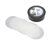 KiBcsLic 50Pcs Watch Dial Case Back Pads,Protector Sheets,Portable Accessories Watch Repair Mats 6cm Dia for Hand Removal Crafting