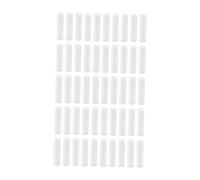 KiBcsLic 50x Lip Balm Tubes Cosmetic Sample Empty Mini 5.5G Lip Gloss Balm Containers Bottles for Lipsticks Homemade DIY, white