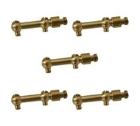 KiBcsLic 5x Saxophone Screw Maintenance Tool Straight Neck and Curved Neck DIY High Accuracy Soprano Saxophones Saxophone Repair Kit, Tenor