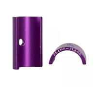 KiBcsLic 5xBike Stem 25.4 to 31.8mm Shim Handlebar Adapter Spacer - 1 Pair, 2 Pcs