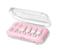 KiBcsLic 6Pcs Replacement Tips Pencil Tips with Storage Box Silent Cell Phone Accessories Replaces for Drawing Writing Mix Metal Tip, Pink