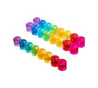 KiBcsLic Acrylic GEM Stacking Blocks Sensory Training Translucent for Kids Boys Girls