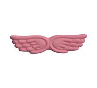 KiBcsLic Angel Wing Keyboard Wrist Cushion Desk Elbow Pad Computer Arm Rest for Family Friends Working Typist Workshop Laptop, Rose Red