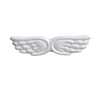 KiBcsLic Angel Wing Keyboard Wrist Cushion Desk Elbow Pad Computer Arm Rest for Family Friends Working Typist Workshop Laptop, White