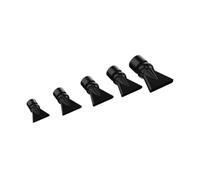 KiBcsLic Aquarium Pump Accessory, Duckbill Nozzle for Water Outlet Pipe in Fish Tank, Black 5pcs