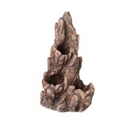 KiBcsLic Artificial Rock Cave Scenery for Reptiles, Versatile Accessories, Creative Reptile Landscape Decoration, Rocks for Geckos And, Brown