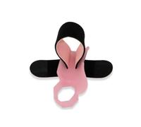 KiBcsLic Badminton Grip Strong Support Badminton Wrist Training Tool for Beginners, Amateur Athletes, Practice, Pink, Left Hand