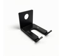 KiBcsLic Barbell Storage Hook Space-Saving Squat Rack Hook Powder-Coated Barbell Storage Bracket for Weight Room, Black