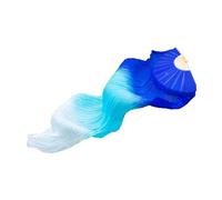 KiBcsLic Belly Dance Fan,Show Arts,Stage Performance,for Dancer Women, blue, Right hand