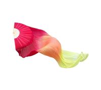 KiBcsLic Belly Dance Fan,Show Arts,Stage Performance,for Dancer Women, red, Left Hand