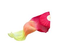 KiBcsLic Belly Dance Fan,Show Arts,Stage Performance,for Dancer Women, red, Right hand