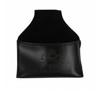 KiBcsLic Billiard Equipment Pouch Cue Chalk Holder Bag Crafted from PU Leather with Soft Liner to Reduce Mess Built in Hook for Belt Or Case Suitable for Pool, Black, Black