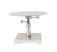 KiBcsLic Bonsai Shaping Turntable Professional Use Stainless Steel Bonsai Stand Stable Base Plant Turntable for Professionals, Workshop, Studio