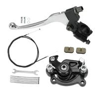 KiBcsLic Brake Cable And Lever Kit for, Including Lever, Cable And Caliper, As Well As A 7/8" Brake Master Cylinder, Black